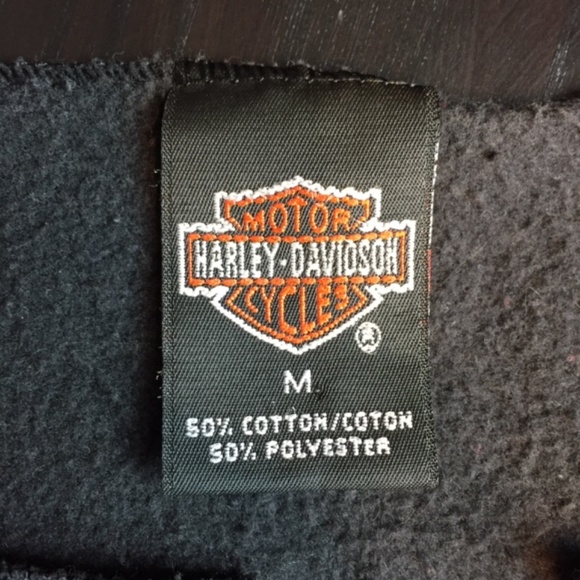 Vintage Harley Davidson 1998 Cut Off Sweater Shirt - Picture 5 of 8